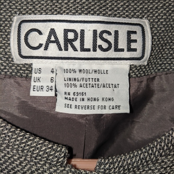 Carlisle Woman's Blazer -Gray - Picture 3 of 4